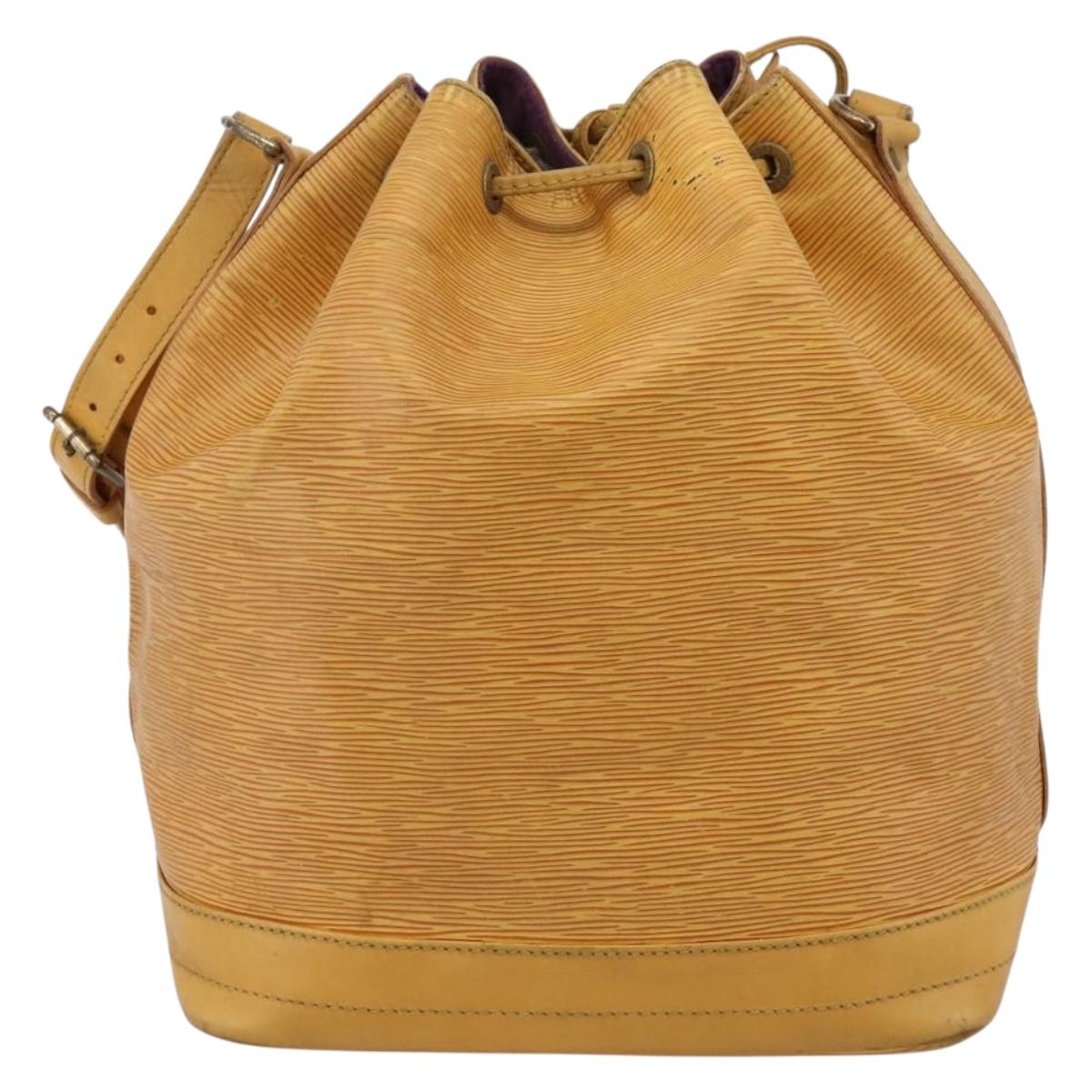 LOUIS VUITTON Epi Noe Shoulder Bag Tassili Yellow M44009 LV Auth 202931