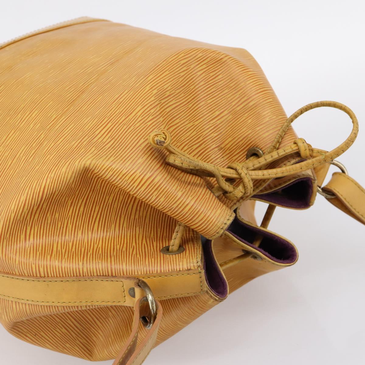 LOUIS VUITTON Epi Noe Shoulder Bag Tassili Yellow M44009 LV Auth 202931