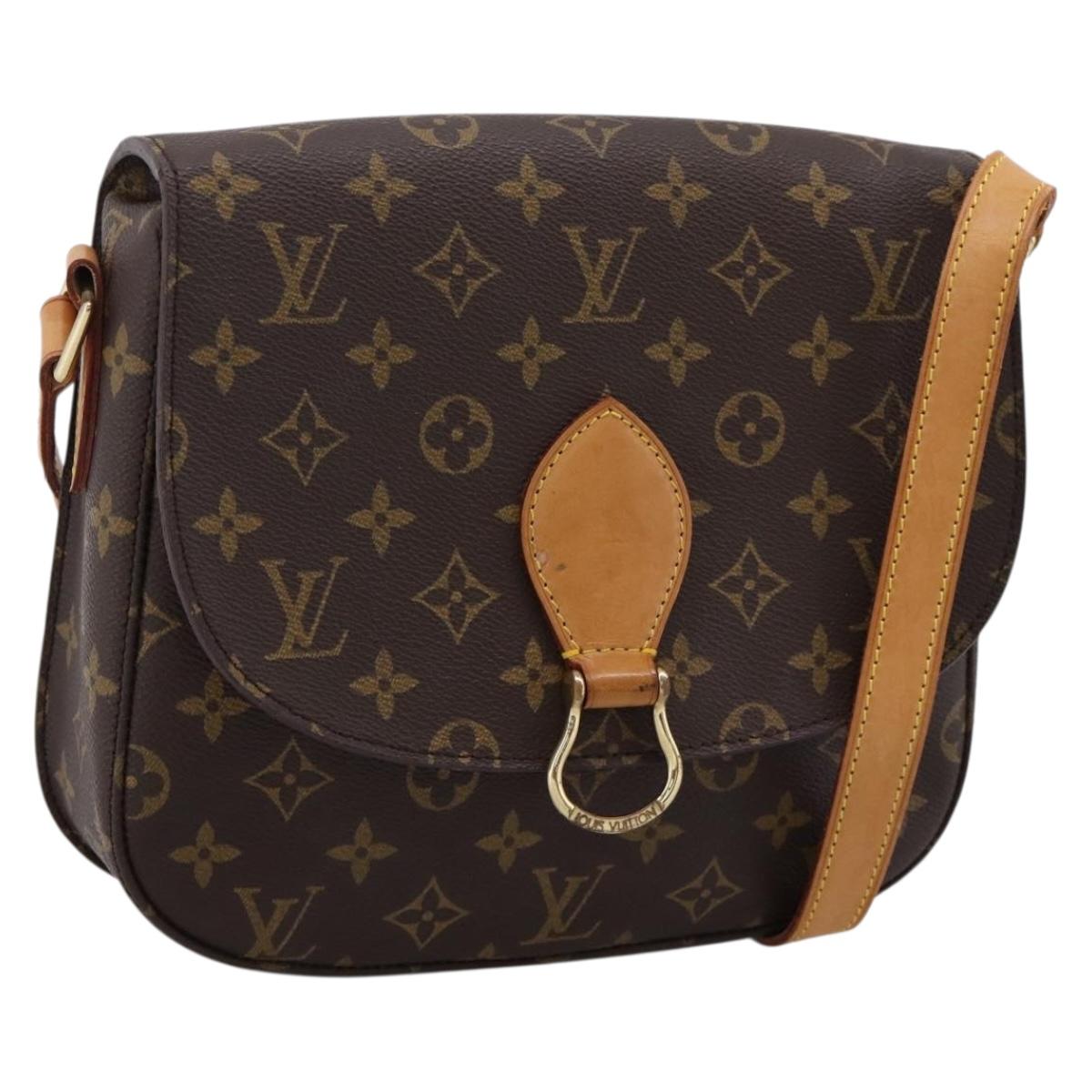 LOUIS VUITTON Monogram Saint Cloud GM Shoulder Bag M51242 LV Auth 202936