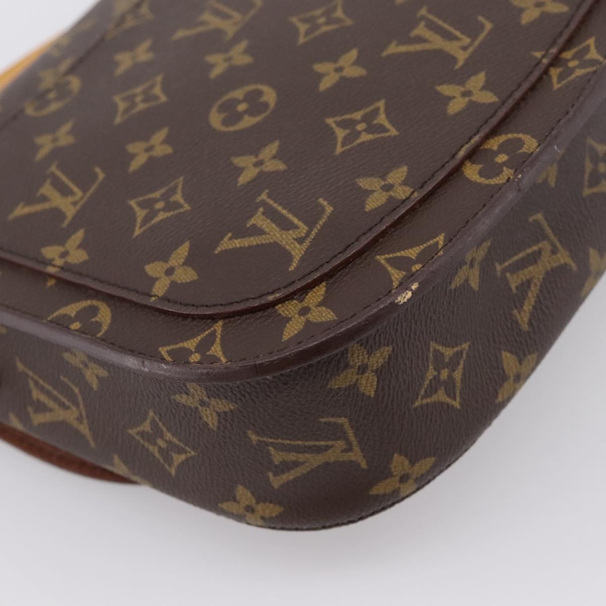 LOUIS VUITTON Monogram Saint Cloud GM Shoulder Bag M51242 LV Auth 202936