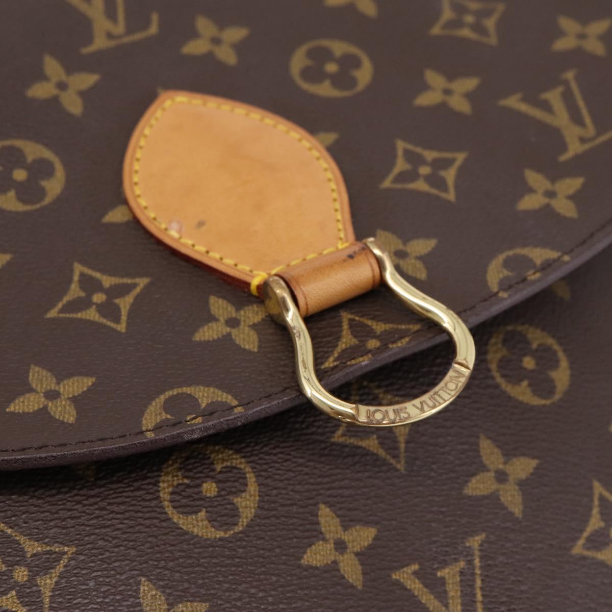 LOUIS VUITTON Monogram Saint Cloud GM Shoulder Bag M51242 LV Auth 202936
