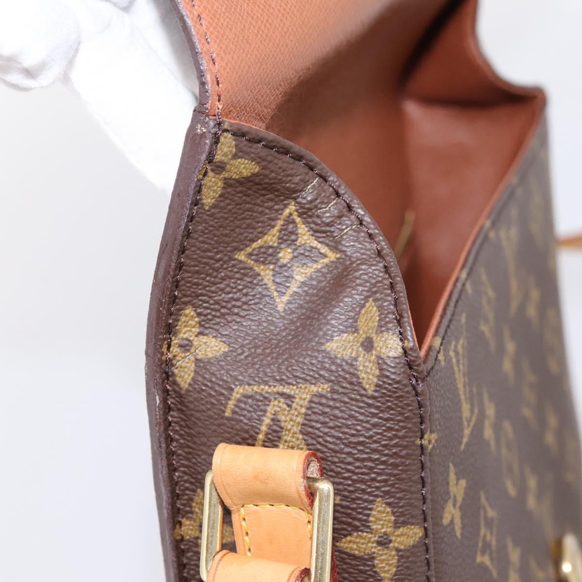 LOUIS VUITTON Monogram Saint Cloud GM Shoulder Bag M51242 LV Auth 202936