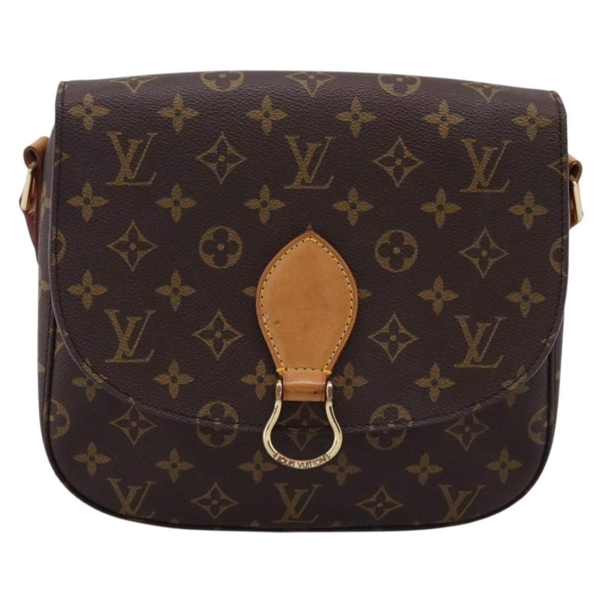 LOUIS VUITTON Monogram Saint Cloud GM Shoulder Bag M51242 LV Auth 202936