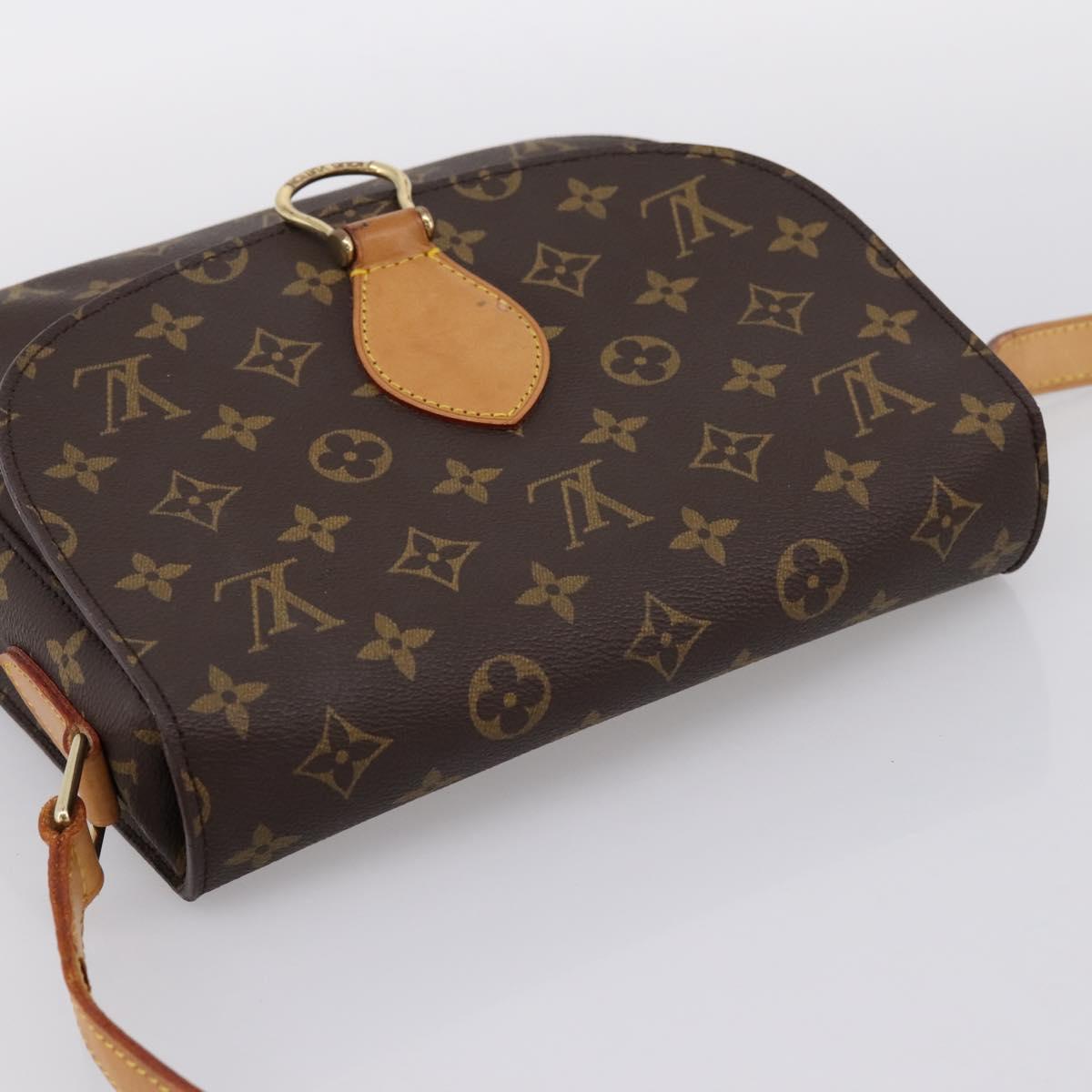 LOUIS VUITTON Monogram Saint Cloud GM Shoulder Bag M51242 LV Auth 202936