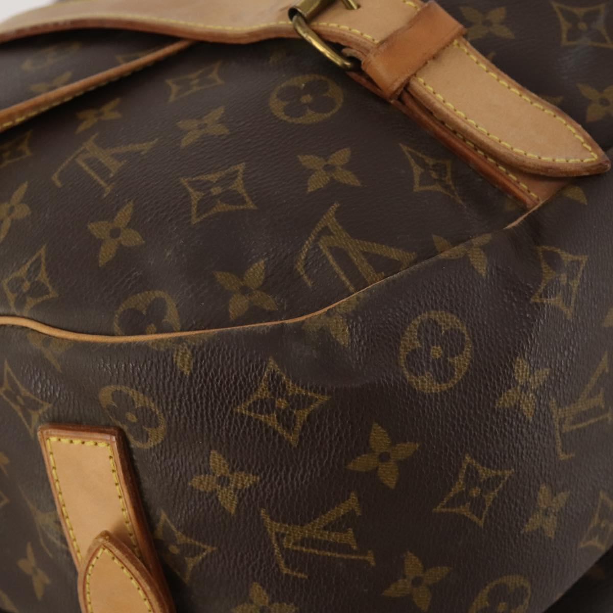LOUIS VUITTON Monogram Saumur 43 Shoulder Bag M42252 LV Auth 202937