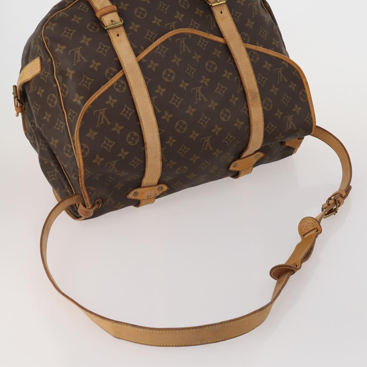 LOUIS VUITTON Monogram Saumur 43 Shoulder Bag M42252 LV Auth 202937
