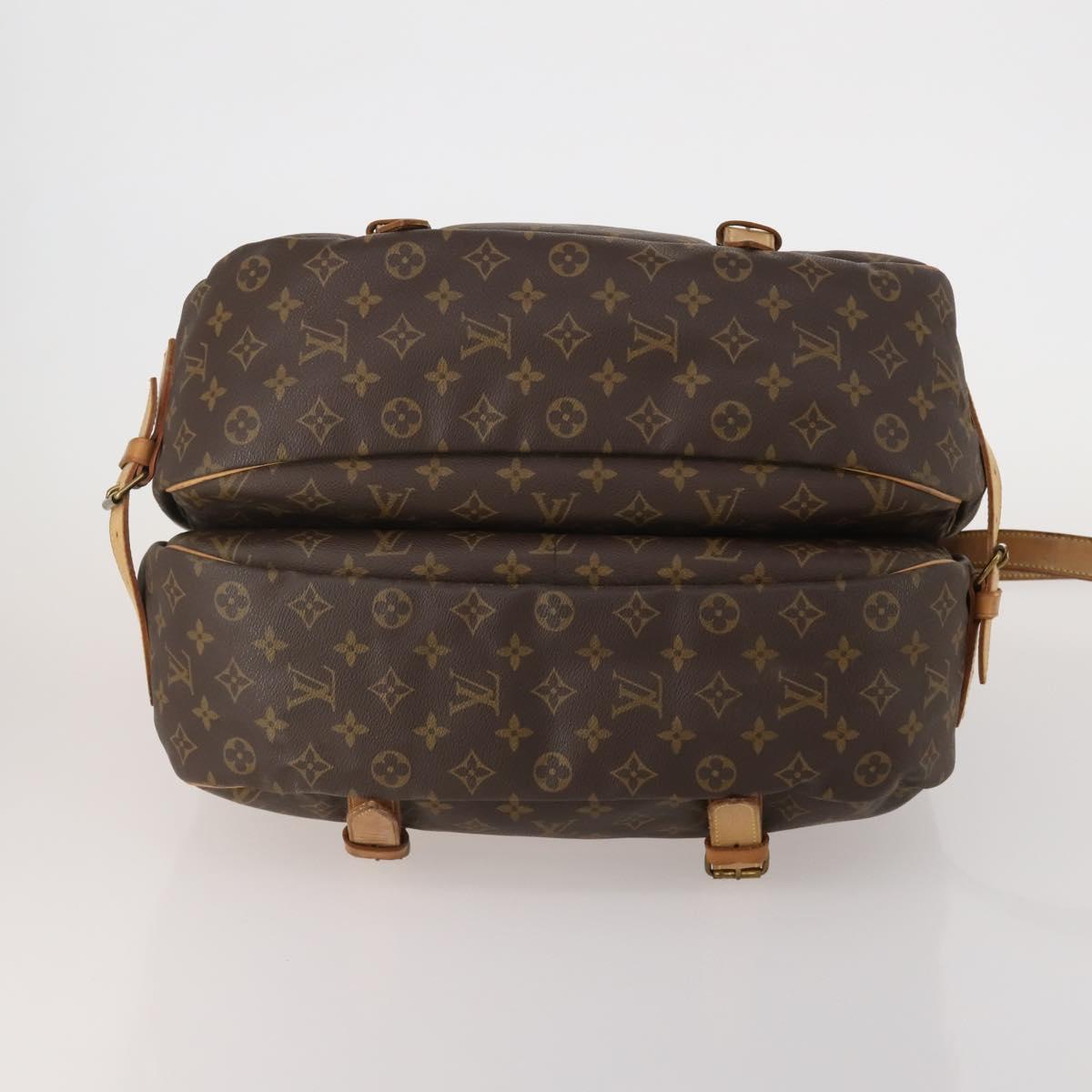 LOUIS VUITTON Monogram Saumur 43 Shoulder Bag M42252 LV Auth 202937