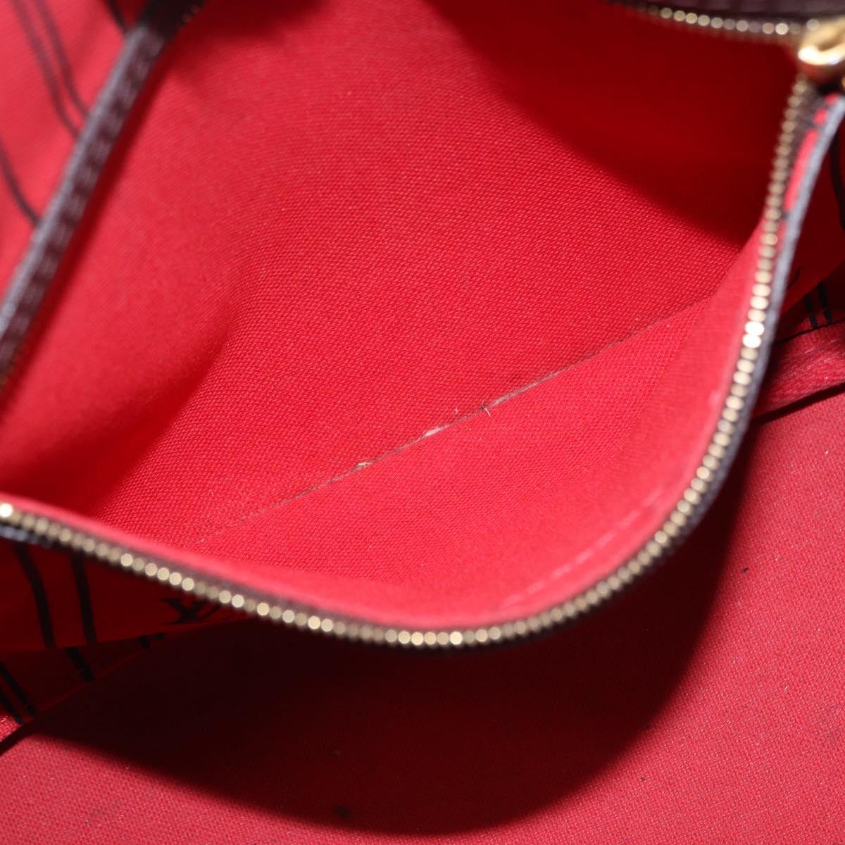 LOUIS VUITTON Damier Ebene Neverfull PM Tote Bag N51109 LV Auth 202940A