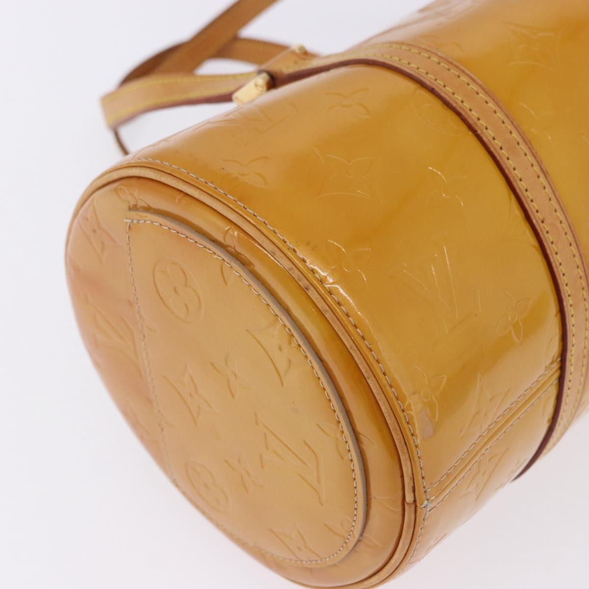LOUIS VUITTON Monogram Vernis Bedford Hand Bag Beige M91006 LV Auth 202942A