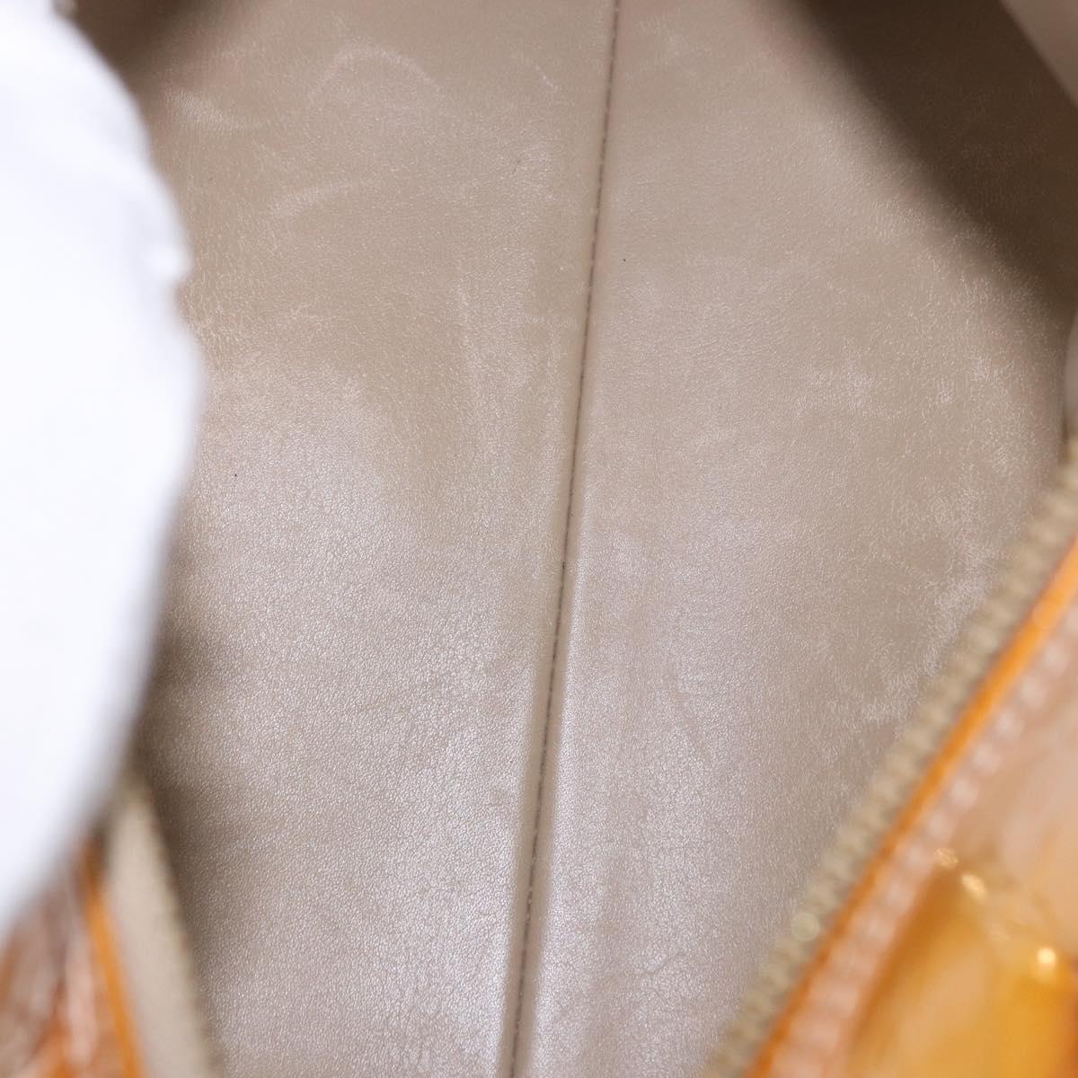 LOUIS VUITTON Monogram Vernis Bedford Hand Bag Beige M91006 LV Auth 202942A