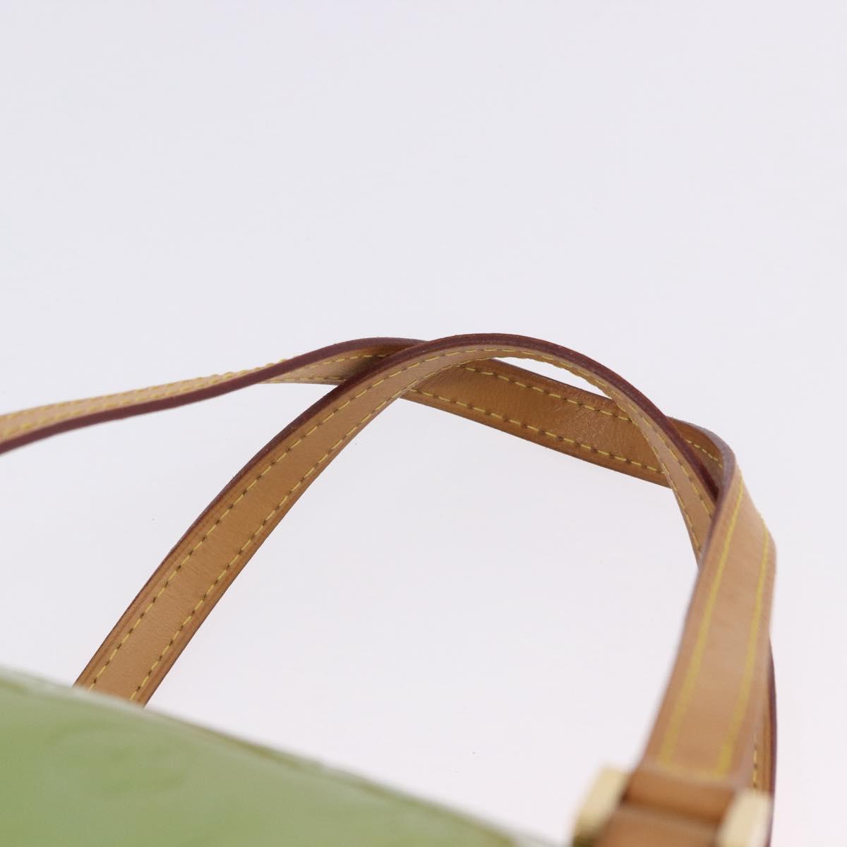 LOUIS VUITTON Monogram Vernis Bedford Hand Bag Baby Blue M91007 LV Auth 202943V