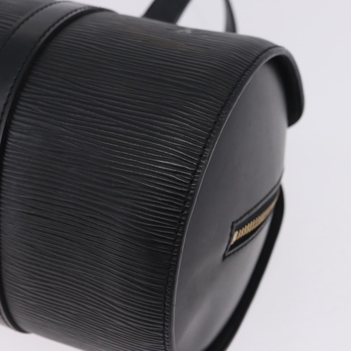 LOUIS VUITTON Epi Soufflot Hand Bag Black M52222 LV Auth 202944V