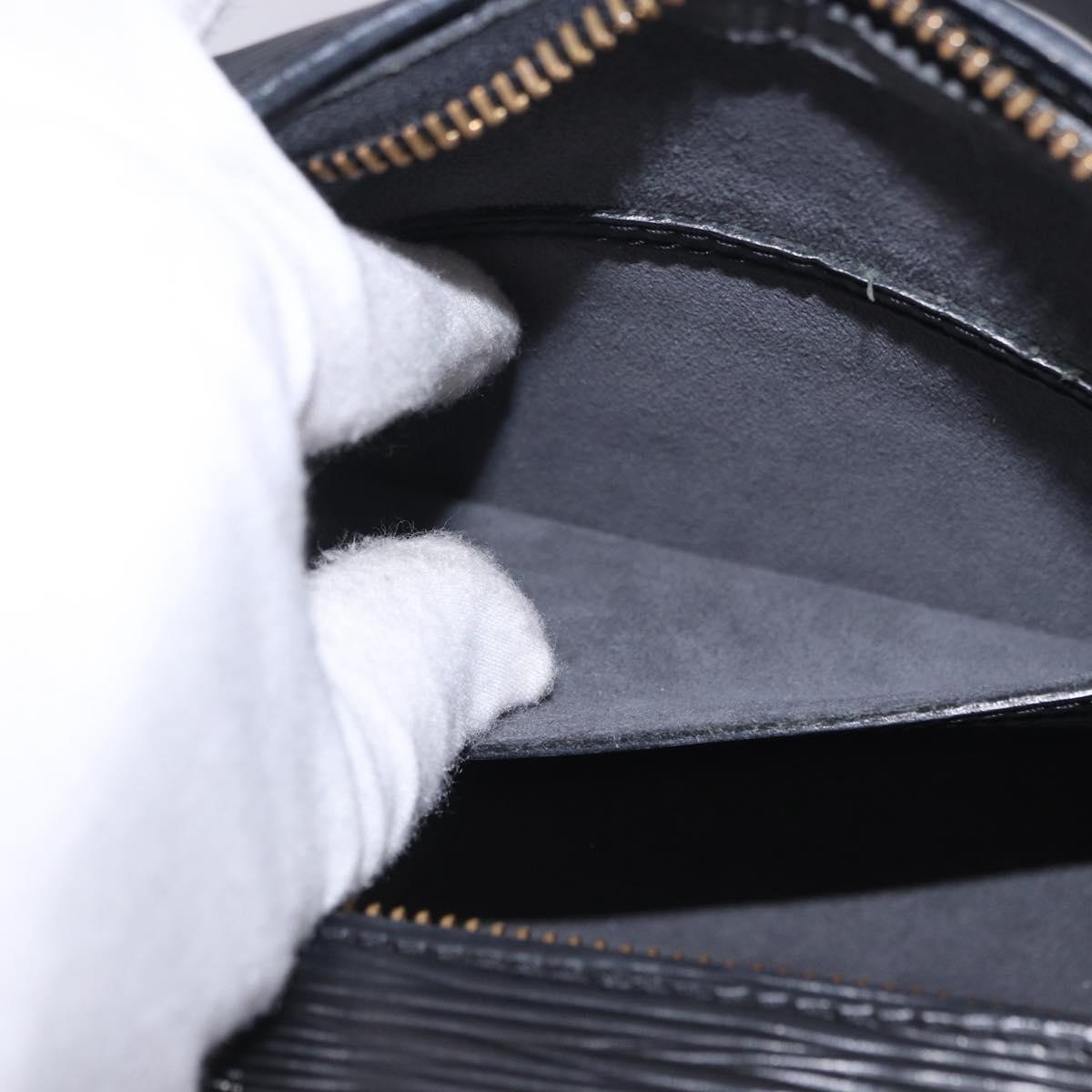 LOUIS VUITTON Epi Soufflot Hand Bag Black M52222 LV Auth 202944V