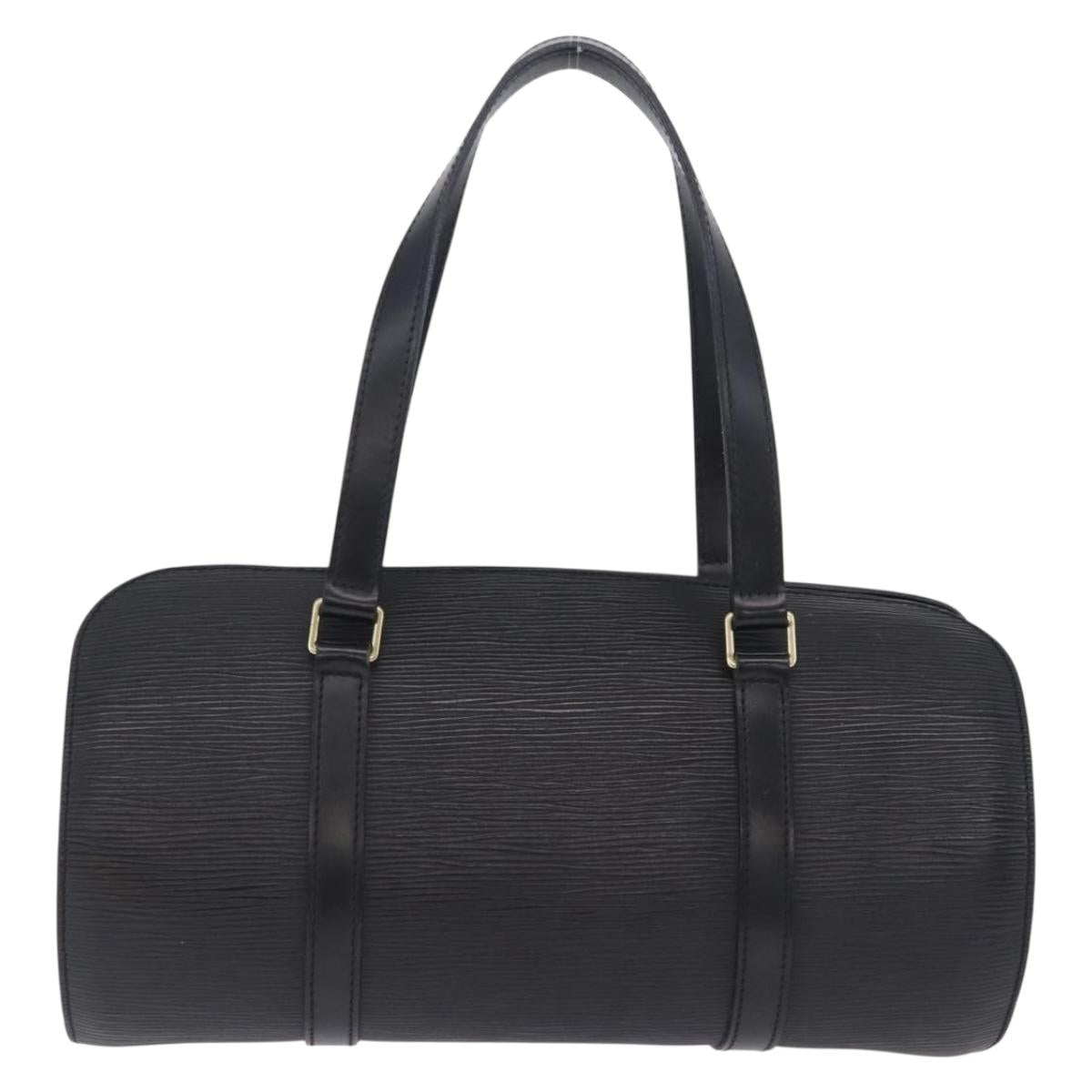 LOUIS VUITTON Epi Soufflot Hand Bag Black M52222 LV Auth 202944V