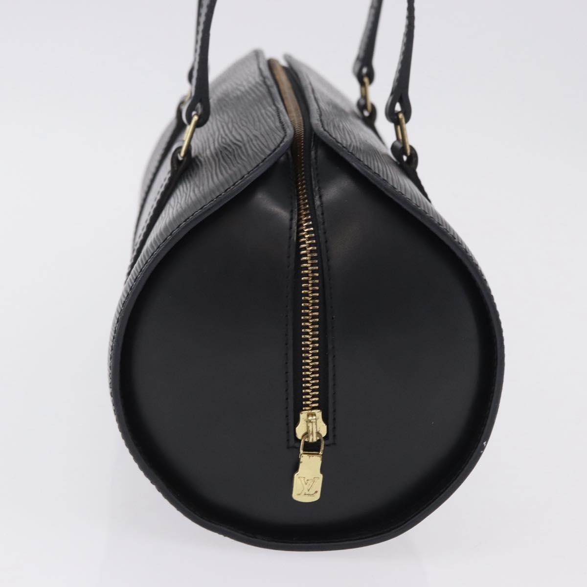 LOUIS VUITTON Epi Soufflot Hand Bag Black M52222 LV Auth 202944V