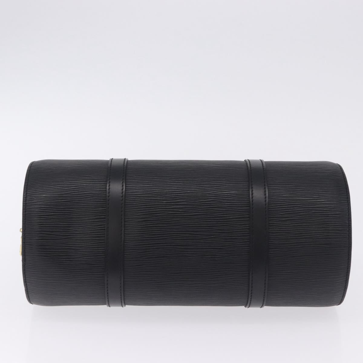LOUIS VUITTON Epi Soufflot Hand Bag Black M52222 LV Auth 202944V