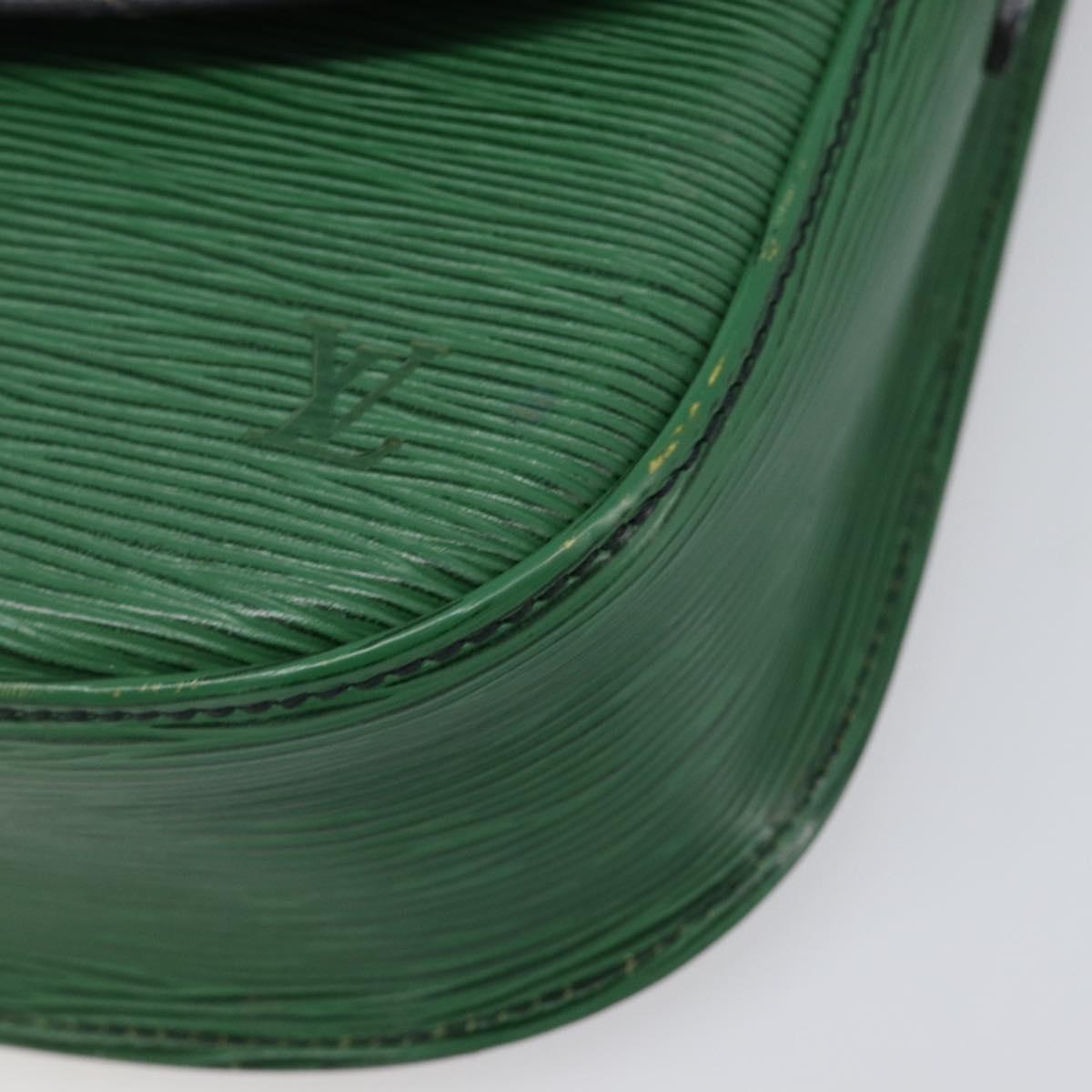 LOUIS VUITTON Epi Saint Cloud GM Shoulder Bag Green M52194 LV Auth 202945