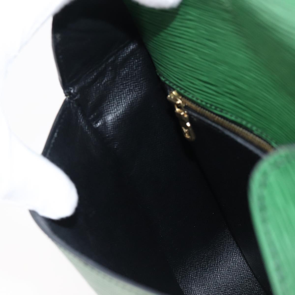 LOUIS VUITTON Epi Saint Cloud GM Shoulder Bag Green M52194 LV Auth 202945