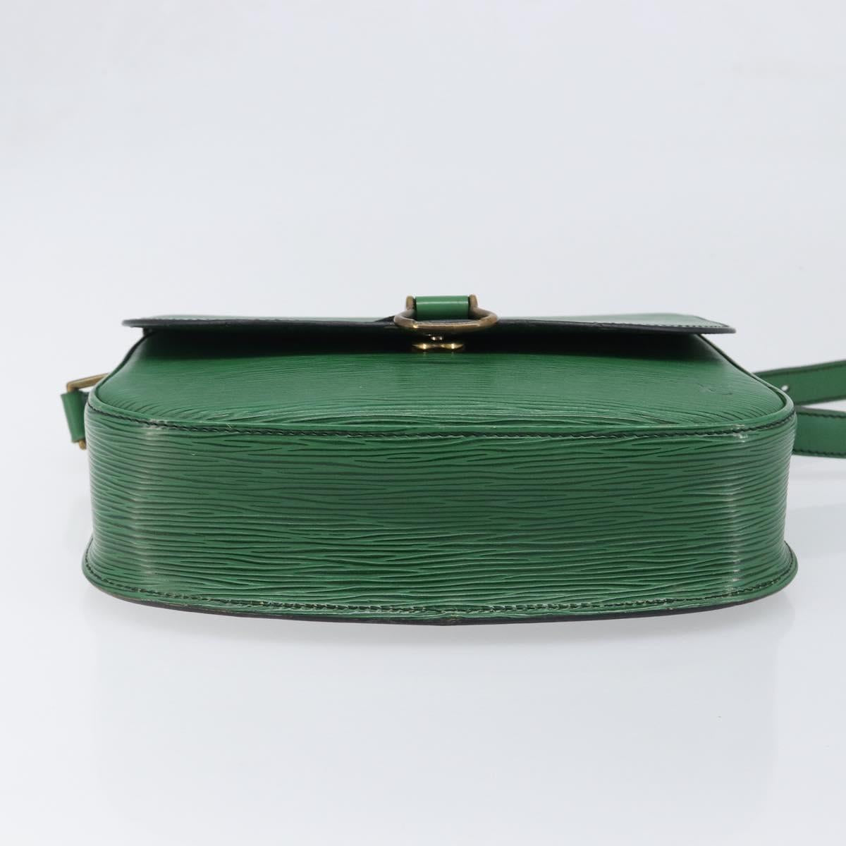 LOUIS VUITTON Epi Saint Cloud GM Shoulder Bag Green M52194 LV Auth 202945