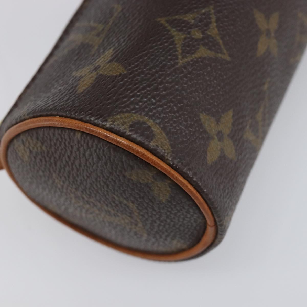 LOUIS VUITTON Monogram Papillon Pouch LV Auth 202946