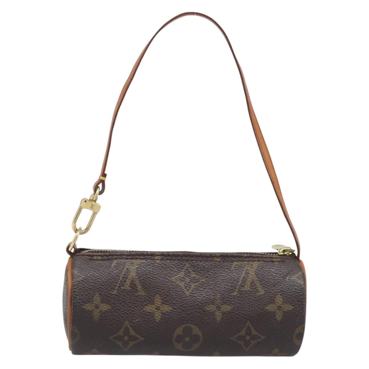 LOUIS VUITTON Monogram Papillon Pouch LV Auth 202946