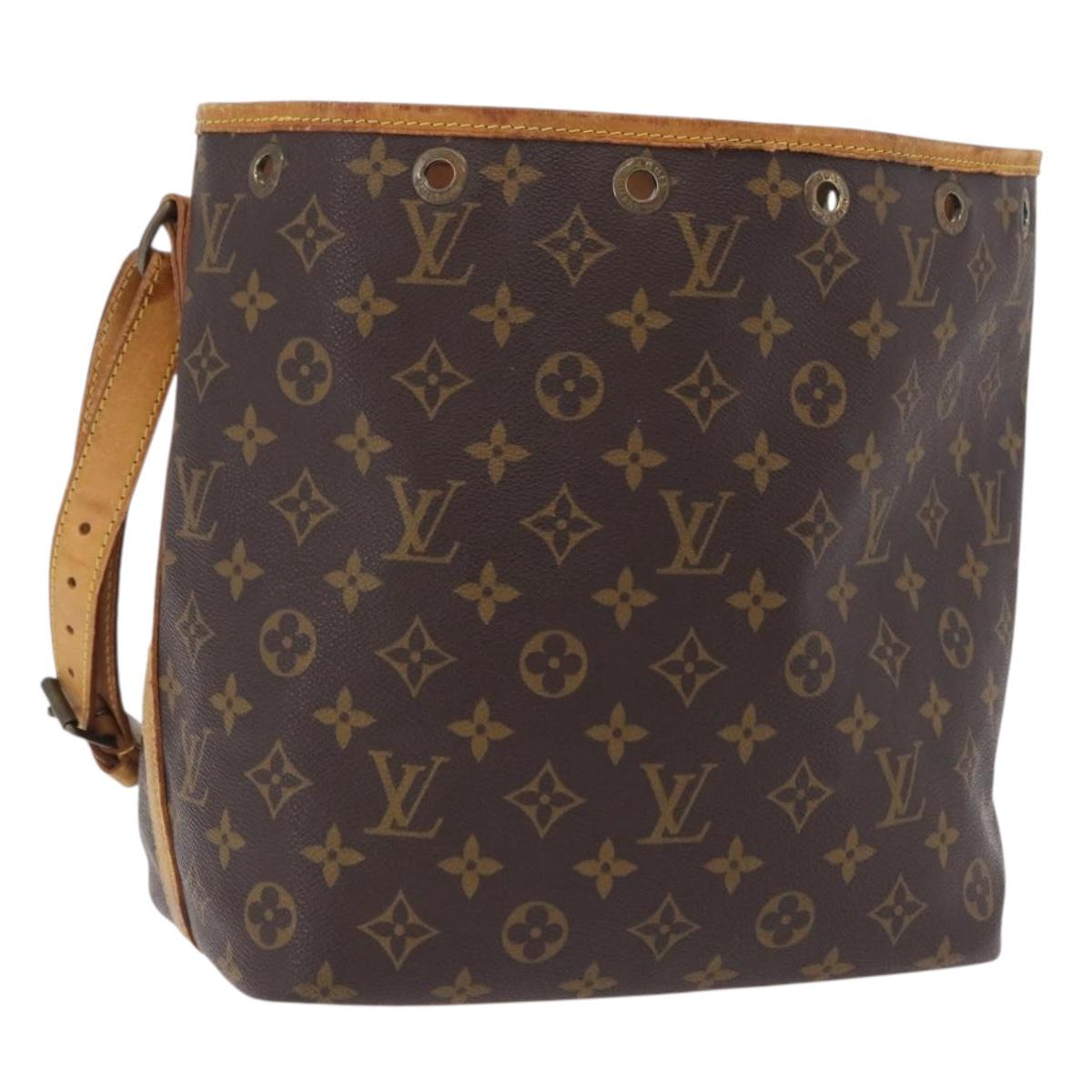 LOUIS VUITTON Monogram Petit Noe Shoulder Bag M42226 LV Auth 202948