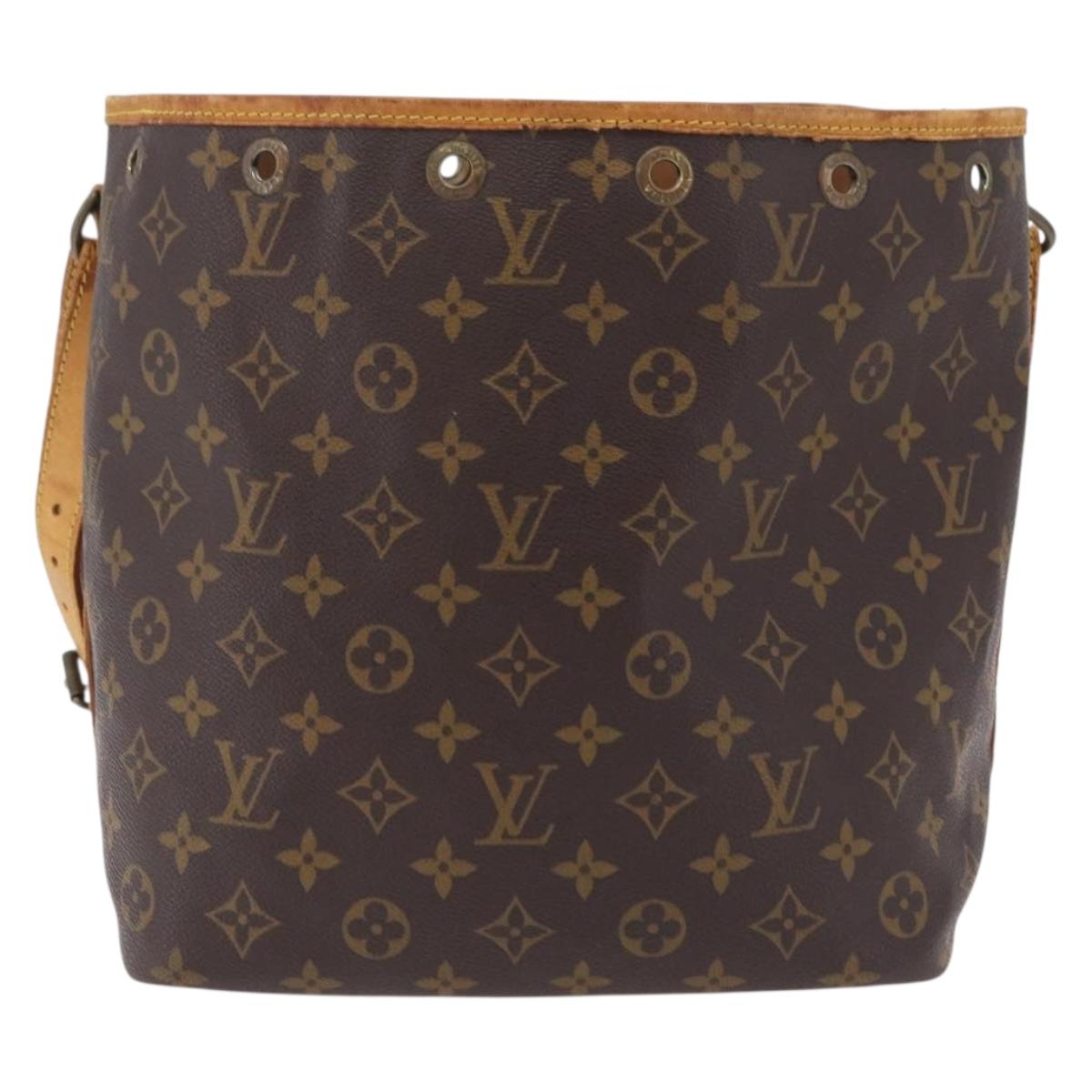LOUIS VUITTON Monogram Petit Noe Shoulder Bag M42226 LV Auth 202948