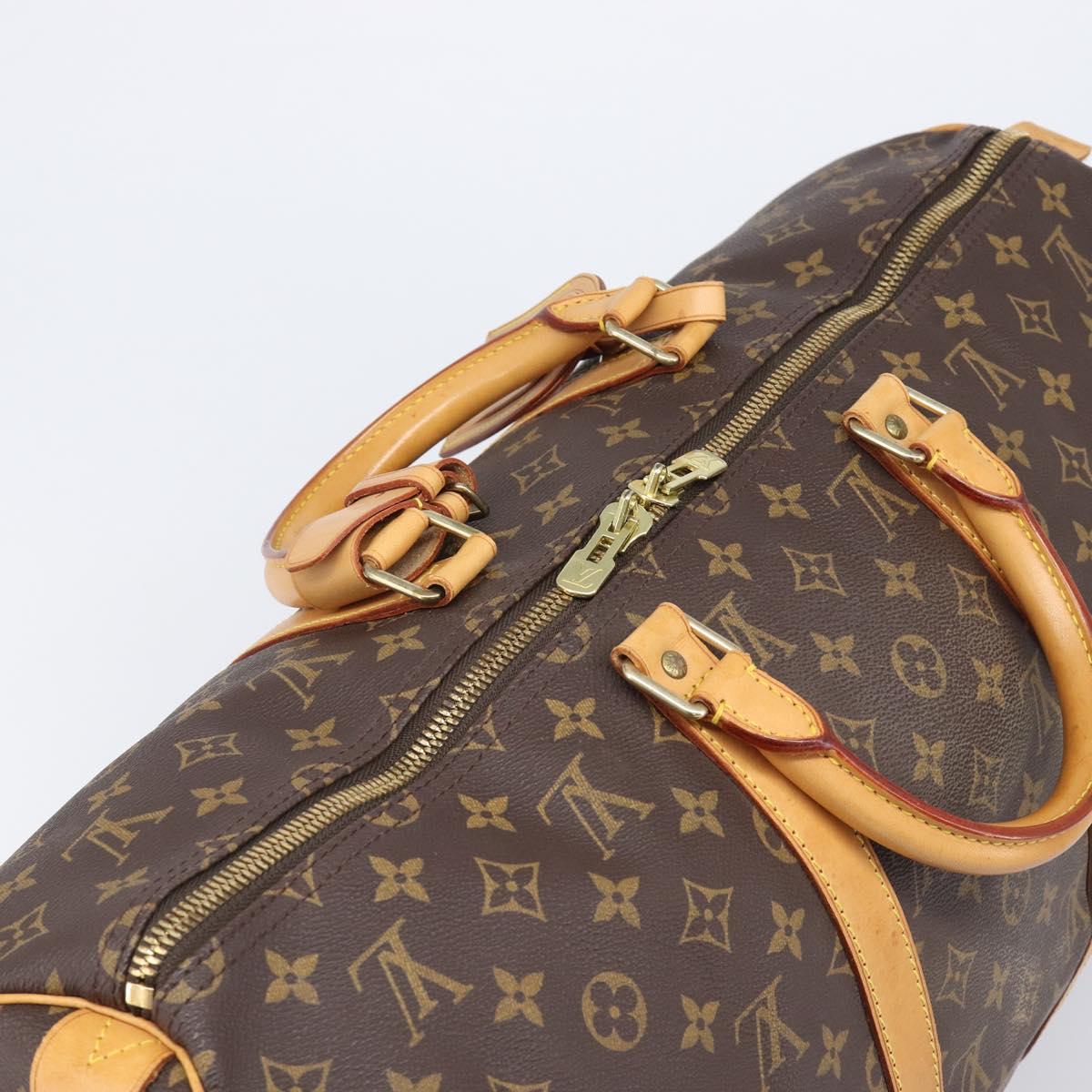 LOUIS VUITTON Monogram Keepall 50 Boston Bag M41426 LV Auth 202949