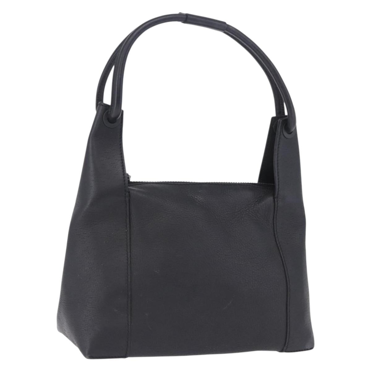 GUCCI Hand Bag Leather Black 101333 Auth 202951A
