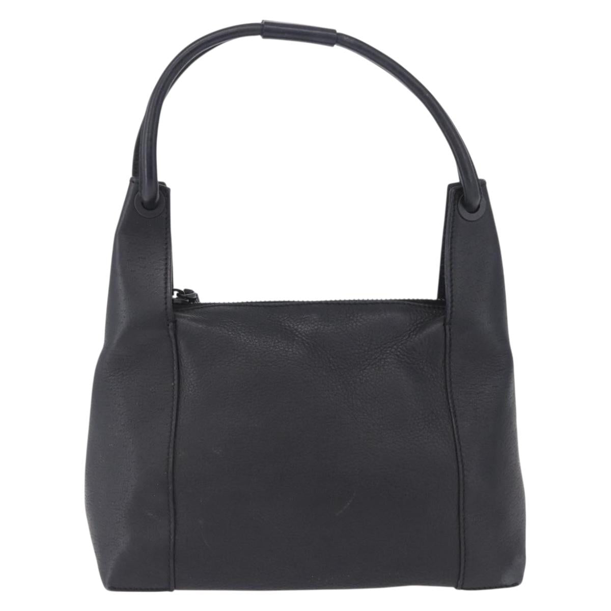 GUCCI Hand Bag Leather Black 101333 Auth 202951A