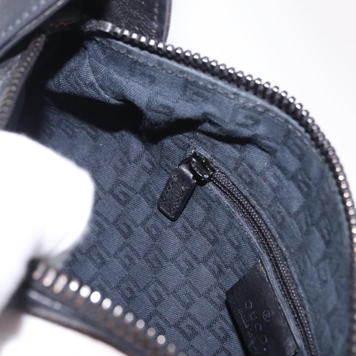 GUCCI Hand Bag Leather Black 101333 Auth 202951A