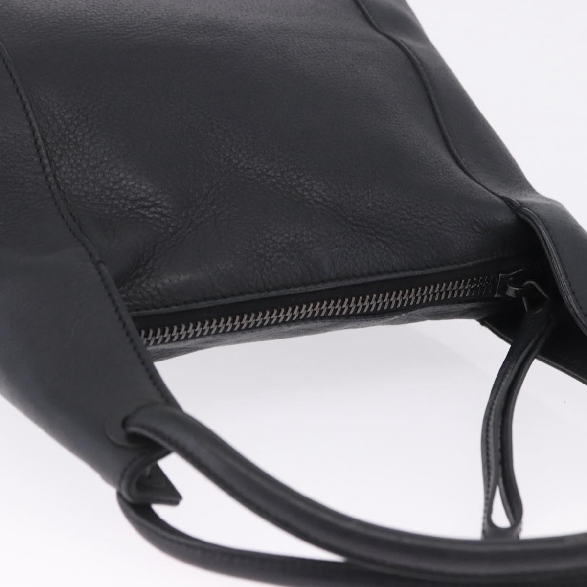 GUCCI Hand Bag Leather Black 101333 Auth 202951A