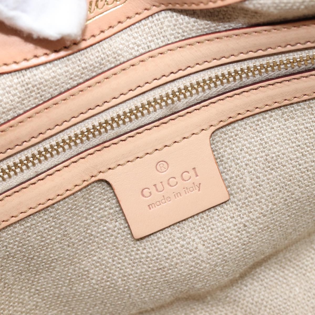 GUCCI New Jackie Flora Shoulder Bag Canvas Multicolor Gold 145819 Auth 202962V