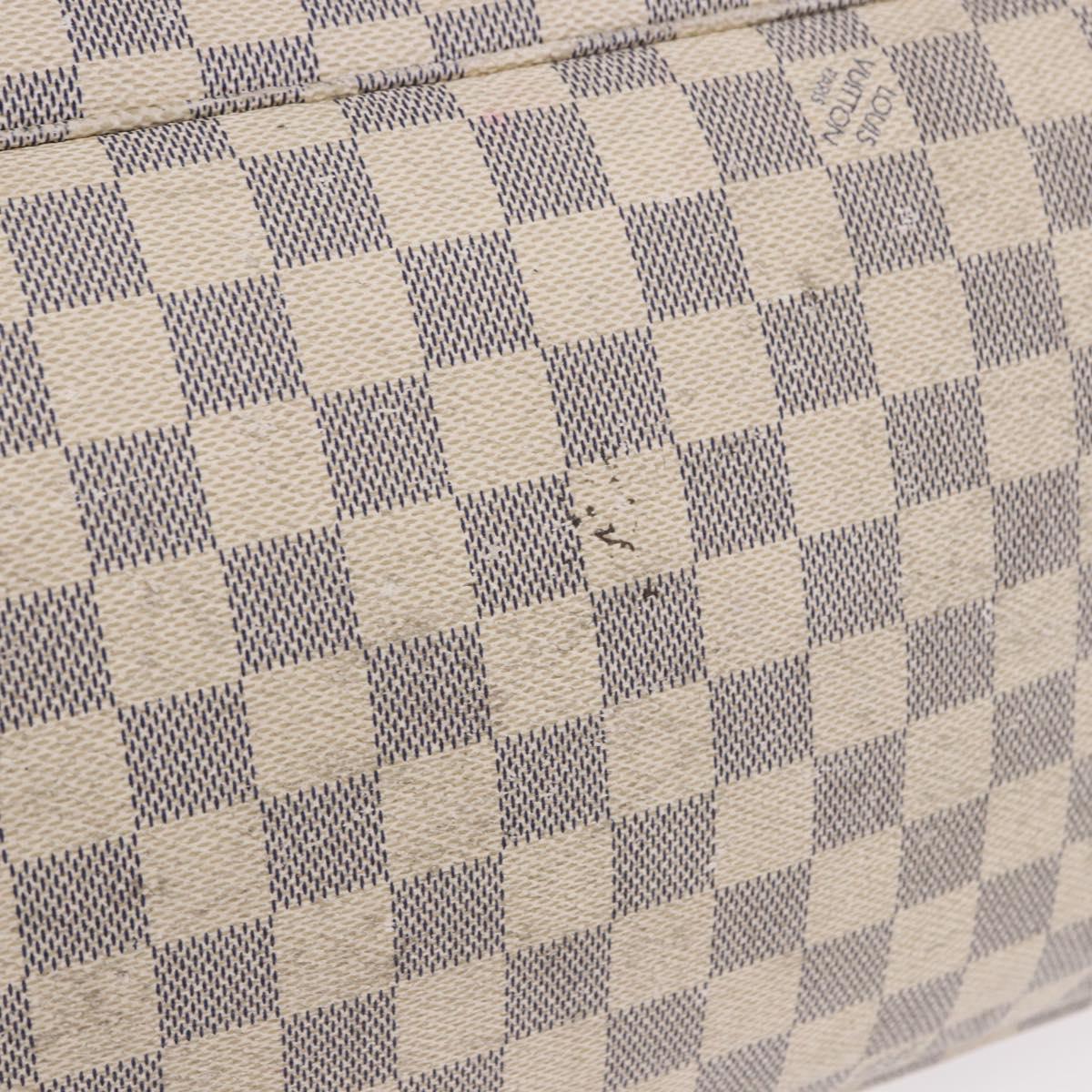 LOUIS VUITTON Damier Azur Neverfull GM Tote Bag N41360 LV Auth 202966