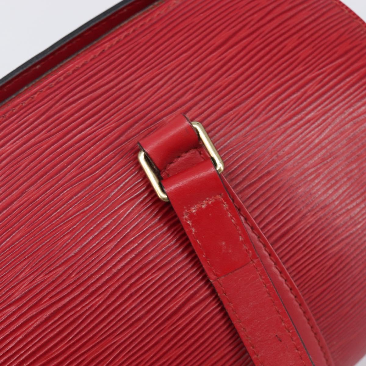 LOUIS VUITTON Epi Soufflot Hand Bag Red M52227 LV Auth 202967