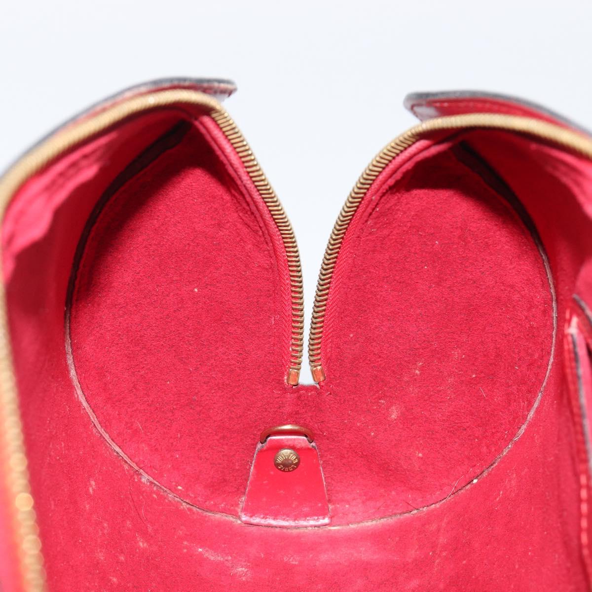 LOUIS VUITTON Epi Soufflot Hand Bag Red M52227 LV Auth 202967