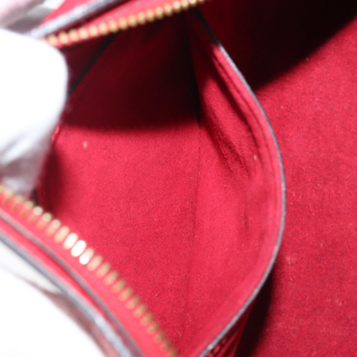 LOUIS VUITTON Epi Soufflot Hand Bag Red M52227 LV Auth 202967