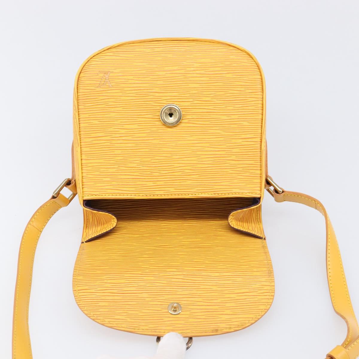 LOUIS VUITTON Epi Saint Cloud PM Shoulder Bag Yellow M52219 LV Auth 202972A