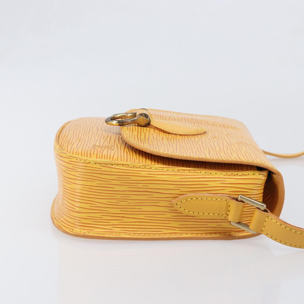 LOUIS VUITTON Epi Saint Cloud PM Shoulder Bag Yellow M52219 LV Auth 202972A