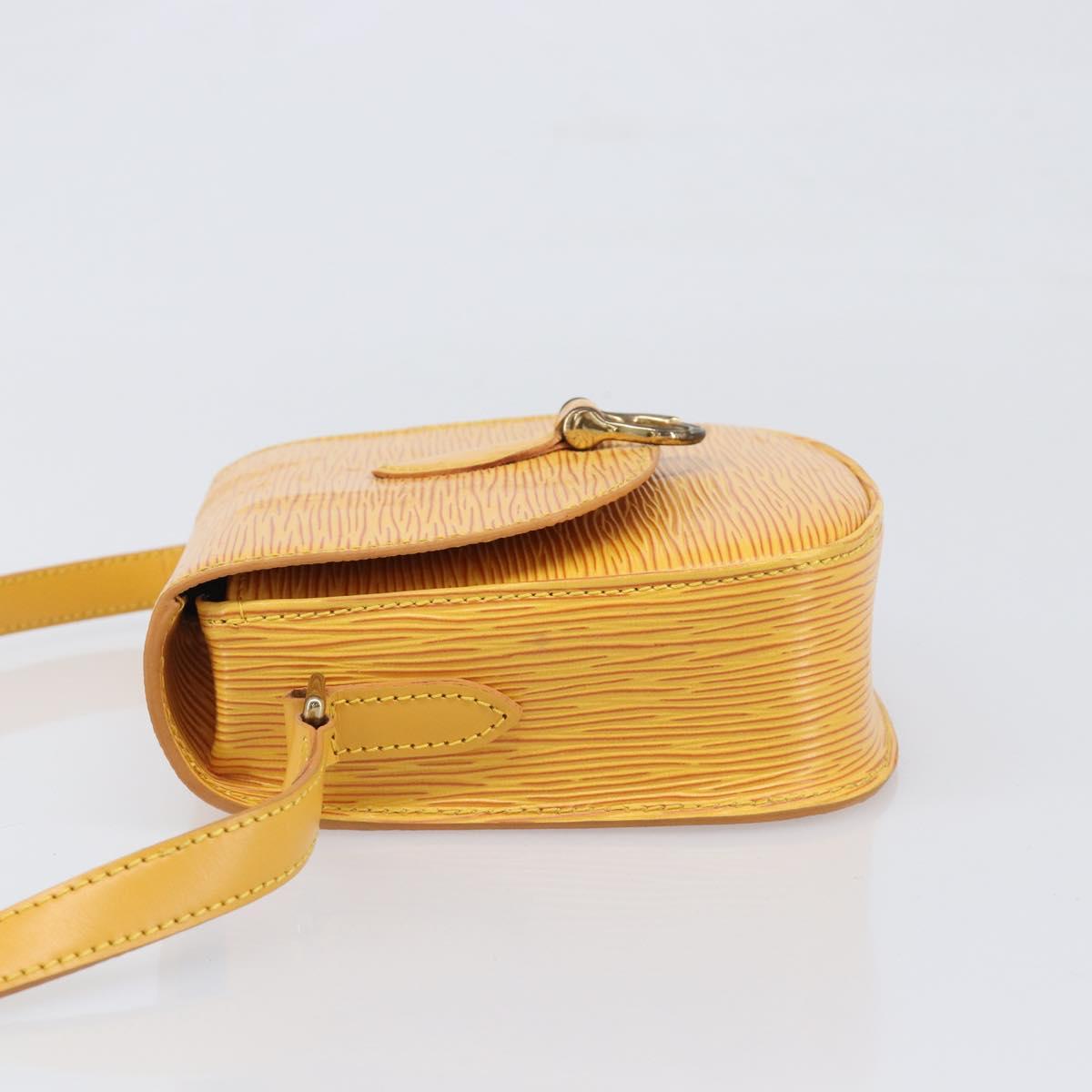 LOUIS VUITTON Epi Saint Cloud PM Shoulder Bag Yellow M52219 LV Auth 202972A