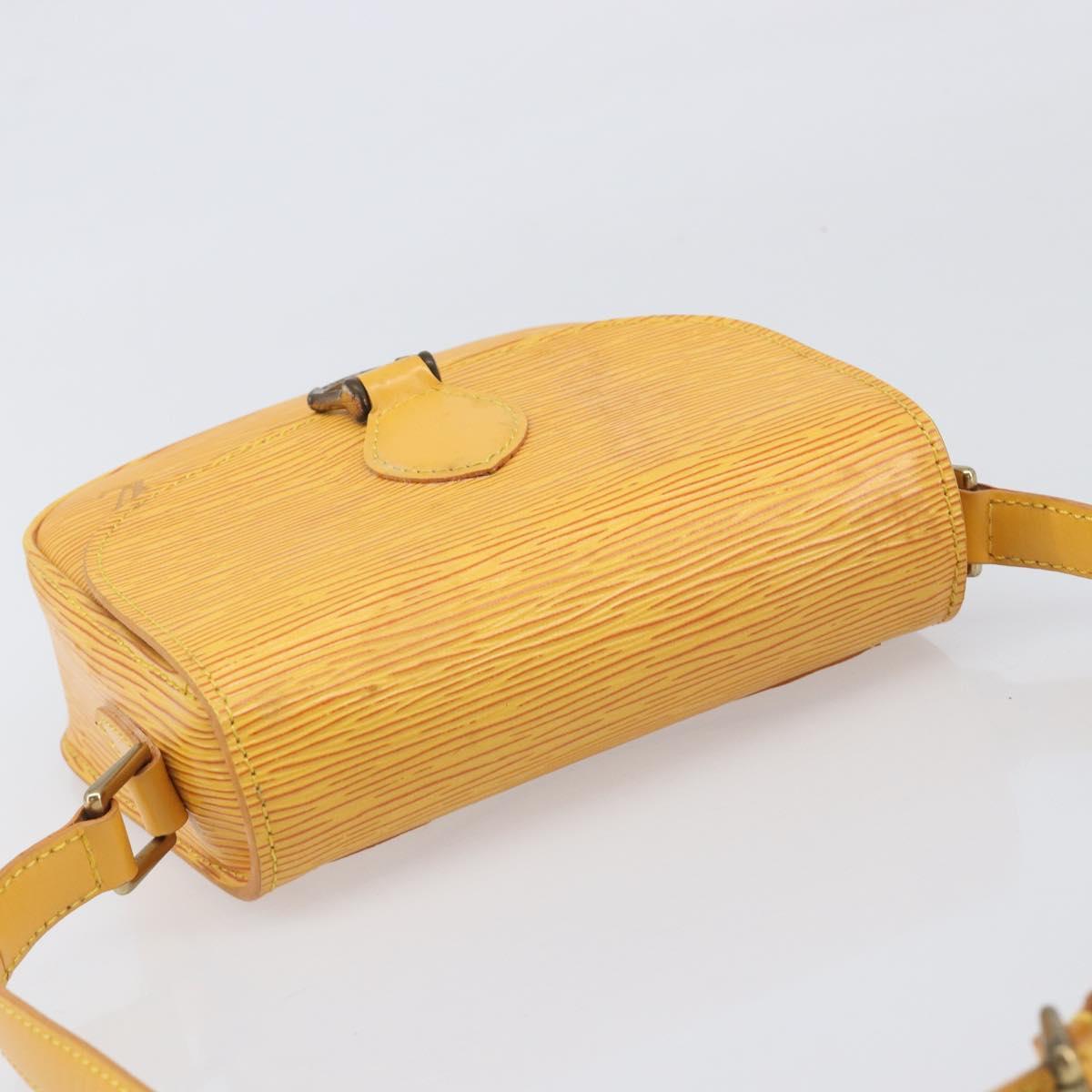 LOUIS VUITTON Epi Saint Cloud PM Shoulder Bag Yellow M52219 LV Auth 202972A