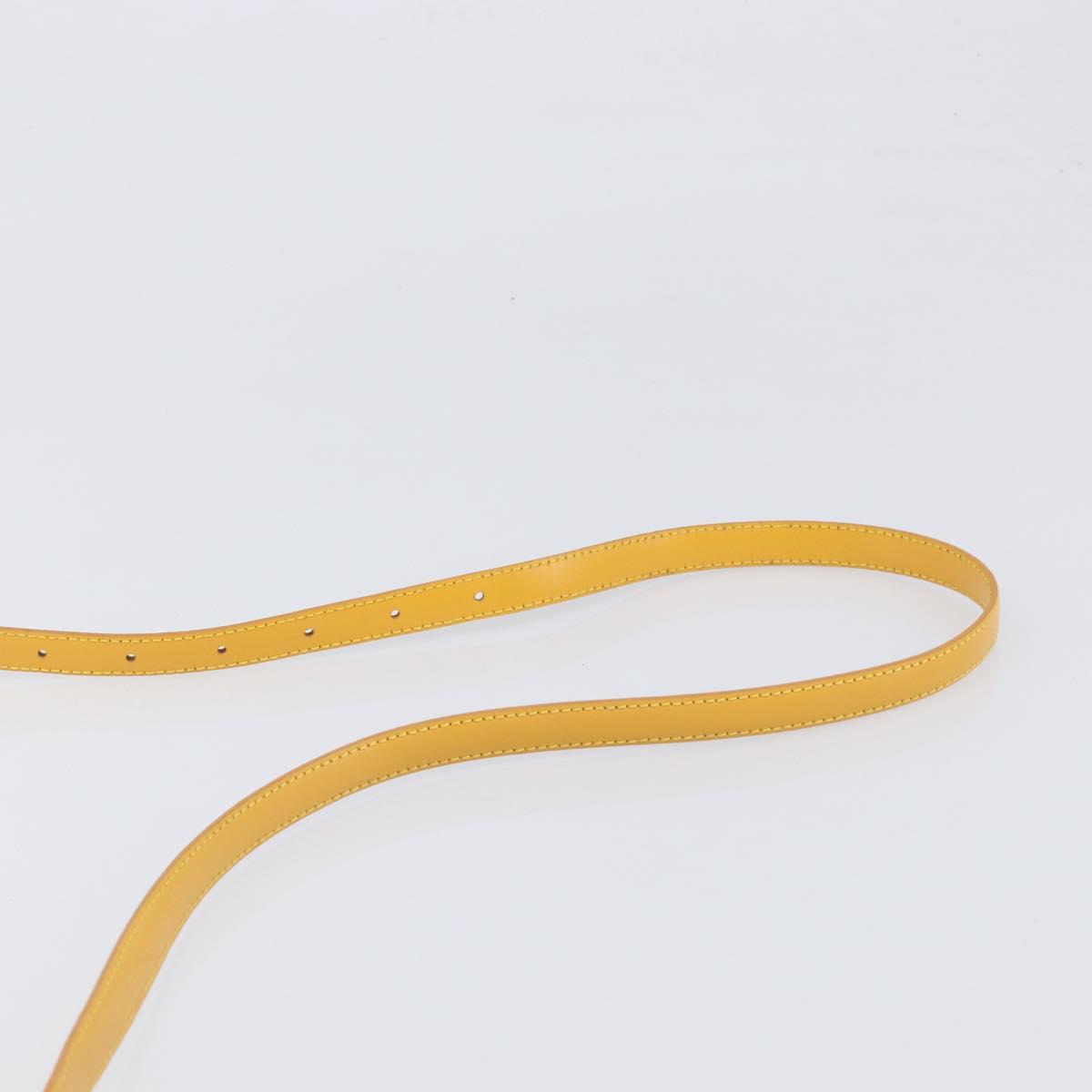 LOUIS VUITTON Epi Saint Cloud PM Shoulder Bag Yellow M52219 LV Auth 202972A