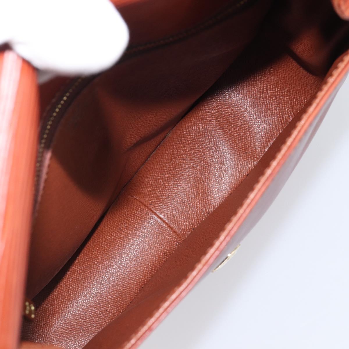 LOUIS VUITTON Epi Saint Cloud GM Shoulder Bag Brown M52193 LV Auth 202978