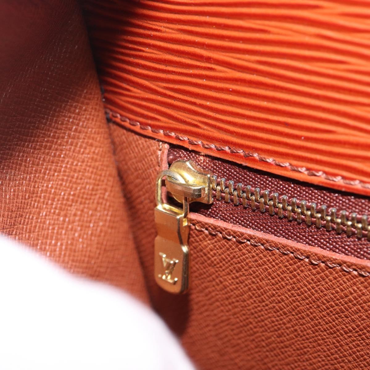LOUIS VUITTON Epi Saint Cloud GM Shoulder Bag Brown M52193 LV Auth 202978