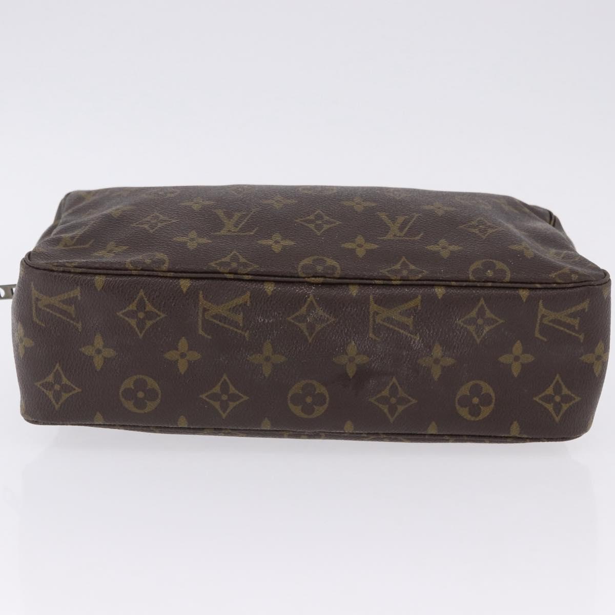 LOUIS VUITTON Monogram Trousse Toilette 28 Clutch Bag M47522 LV Auth 202993
