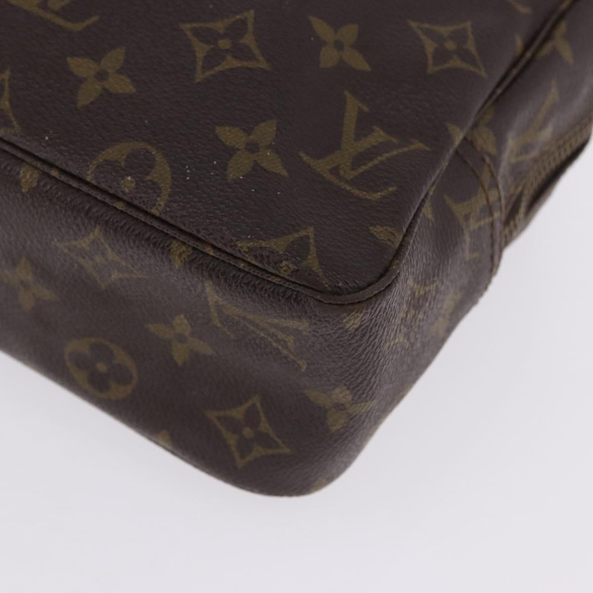 LOUIS VUITTON Monogram Trousse Toilette 28 Clutch Bag M47522 LV Auth 202993