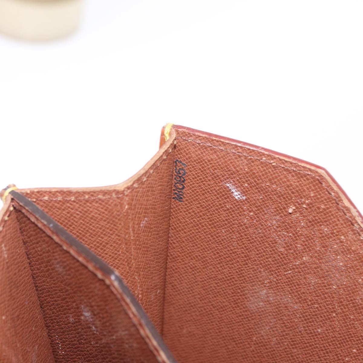 LOUIS VUITTON Epi Serviette Conseiller Case Zipangu Gold M54428 LV Auth 203011