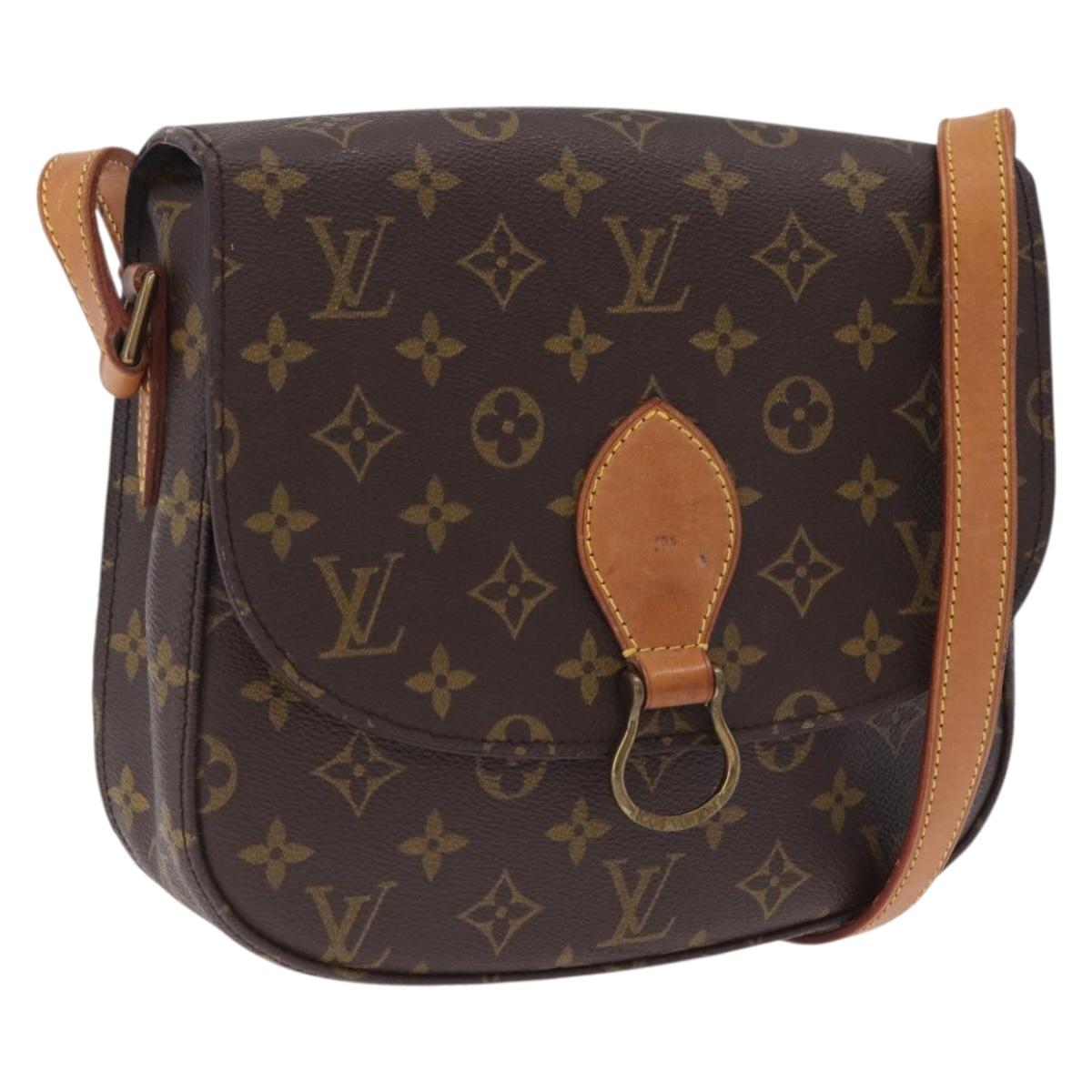 LOUIS VUITTON Monogram Saint Cloud GM Shoulder Bag M51242 LV Auth 203019