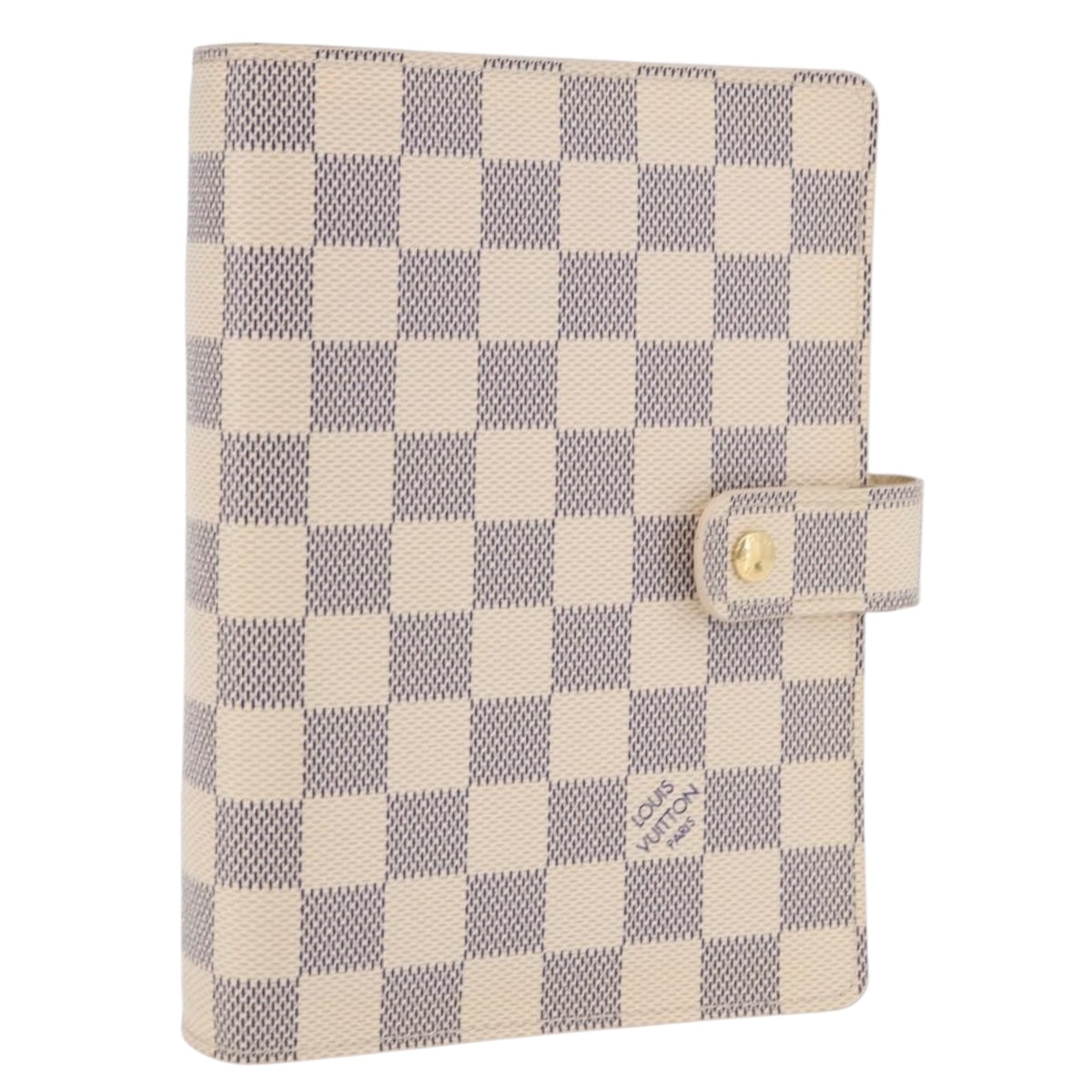 LOUIS VUITTON Damier Azur Agenda MM Day Planner Cover R20707 LV Auth 203022V