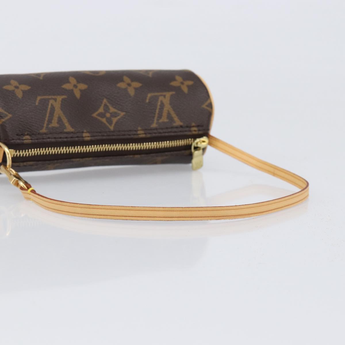 LOUIS VUITTON Monogram Papillon Pouch LV Auth 203027